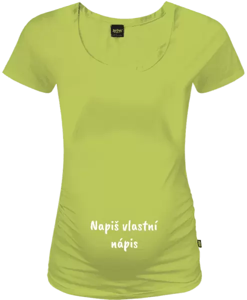 Těhotenské tričko Vlastní nápis