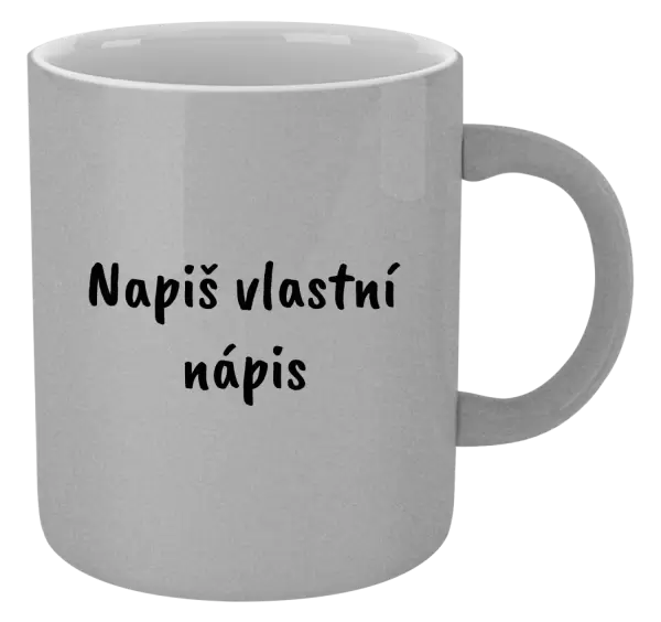 Metalický hrnek Vlastní nápis