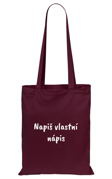 Látková taška Vlastní nápis