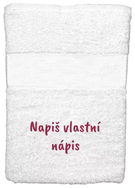 Osuška (100x150 cm) Vlastní nápis