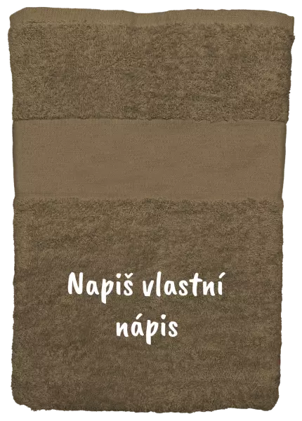 Osuška (100x150 cm) Vlastní nápis
