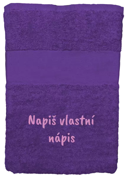 Osuška (100x150 cm) Vlastní nápis