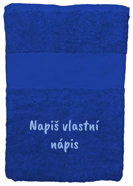 Osuška (100x150 cm) Vlastní nápis