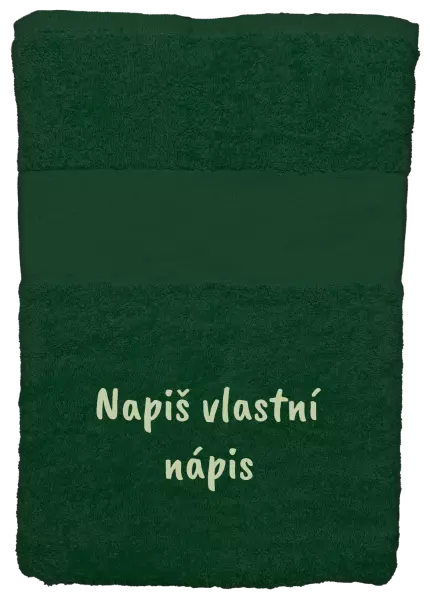 Osuška (100x150 cm) Vlastní nápis