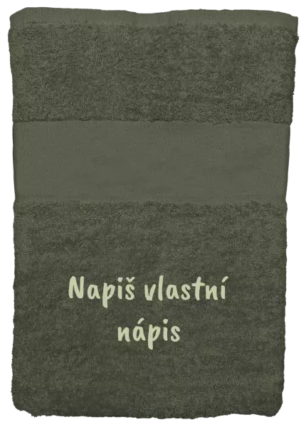 Osuška (100x150 cm) Vlastní nápis