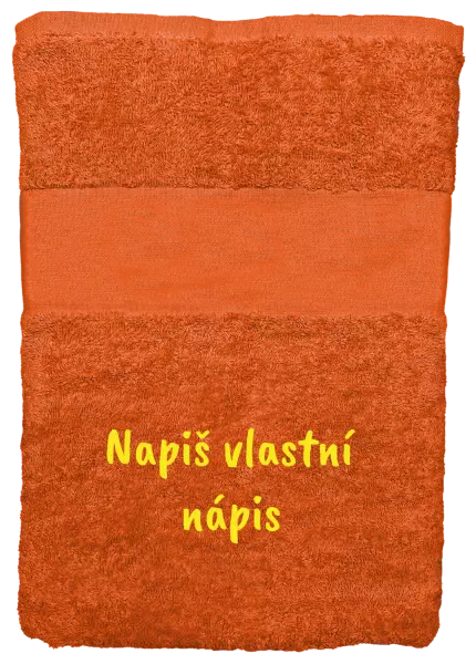 Osuška (100x150 cm) Vlastní nápis