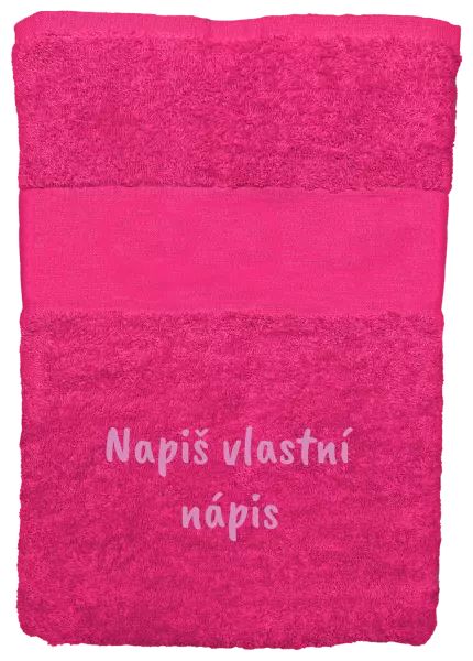 Osuška (100x150 cm) Vlastní nápis