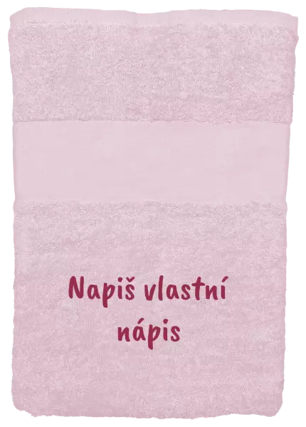 Osuška (100x150 cm) Vlastní nápis