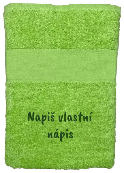Osuška (100x150 cm) Vlastní nápis