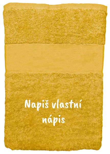 Osuška (100x150 cm) Vlastní nápis