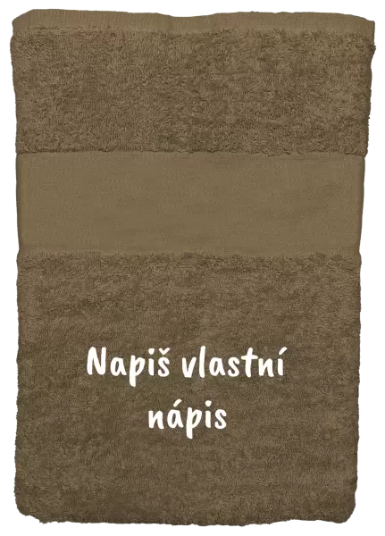 Ručník (50x100 cm) Vlastní nápis