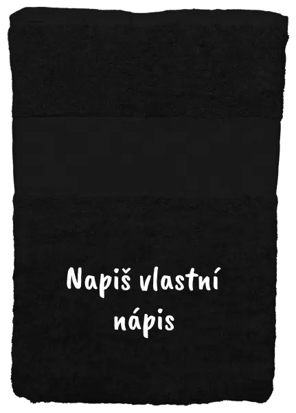 Ručník (50x100 cm) Vlastní nápis