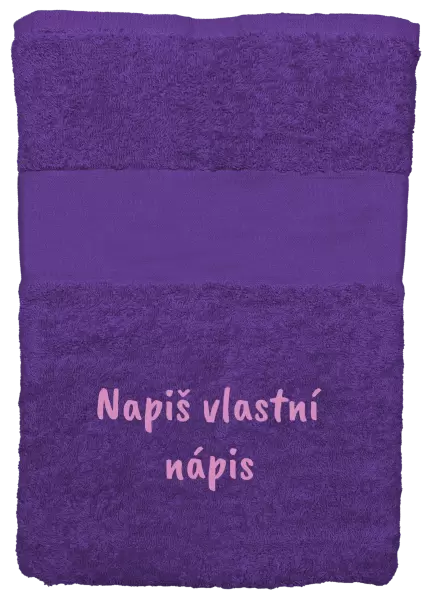 Ručník (50x100 cm) Vlastní nápis