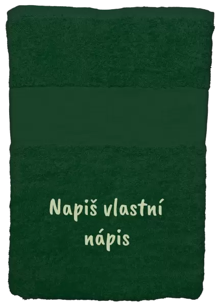 Ručník (50x100 cm) Vlastní nápis