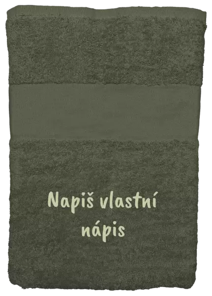 Ručník (50x100 cm) Vlastní nápis