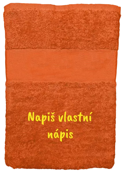 Ručník (50x100 cm) Vlastní nápis