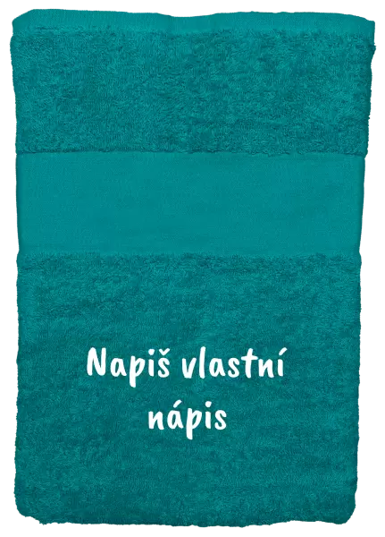 Ručník (50x100 cm) Vlastní nápis