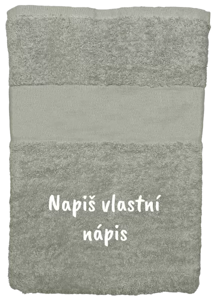 Ručník (50x100 cm) Vlastní nápis