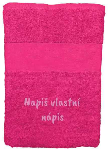 Ručník (50x100 cm) Vlastní nápis