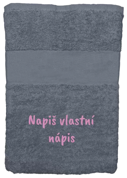 Ručník (50x100 cm) Vlastní nápis