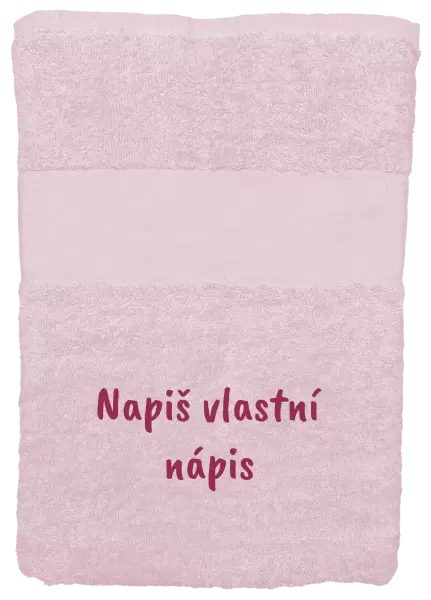 Ručník (50x100 cm) Vlastní nápis