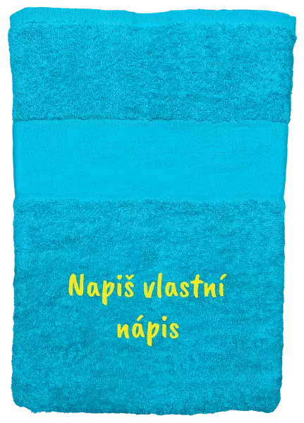 Ručník (50x100 cm) Vlastní nápis