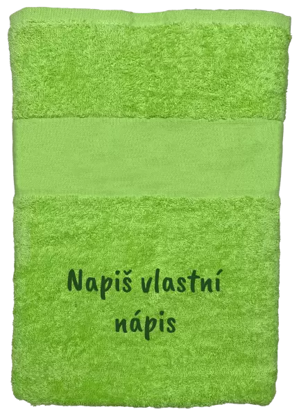 Ručník (50x100 cm) Vlastní nápis