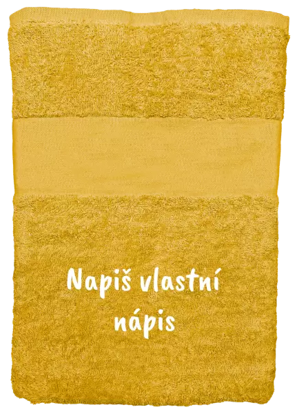 Ručník (50x100 cm) Vlastní nápis