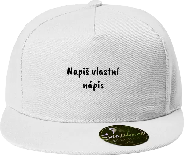 Snapback kšiltovka Vlastní nápis