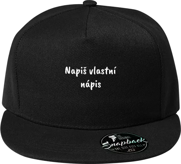 Snapback kšiltovka Vlastní nápis