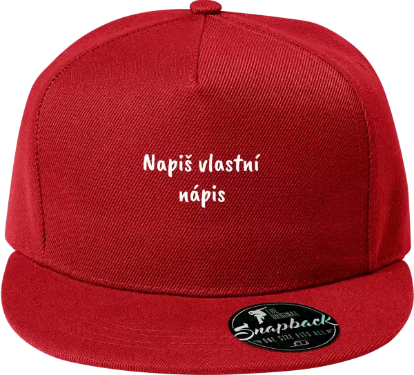 Snapback kšiltovka Vlastní nápis