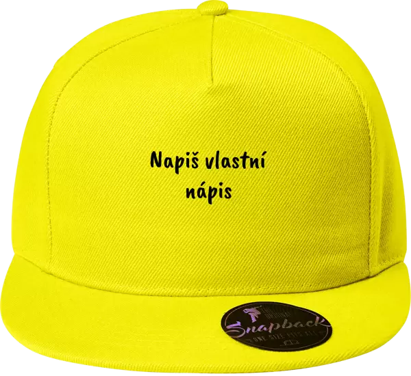 Snapback kšiltovka Vlastní nápis