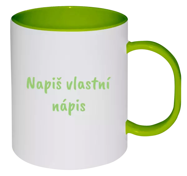 Plastový hrnek Vlastní nápis