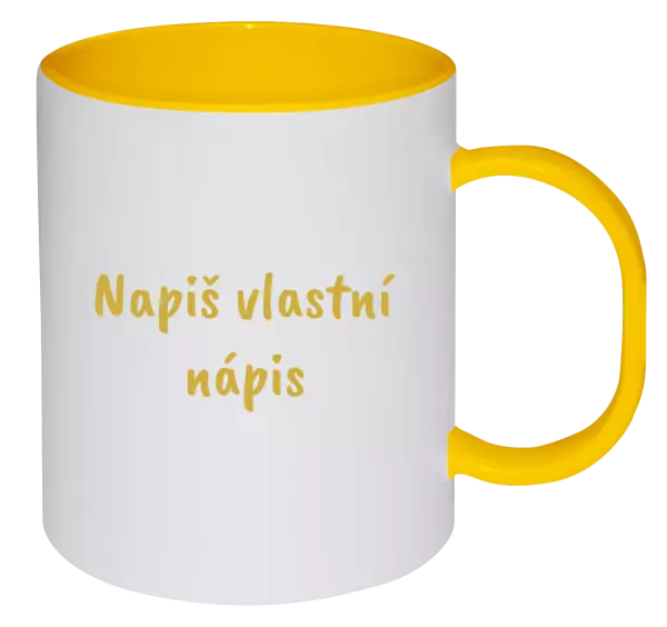 Plastový hrnek Vlastní nápis