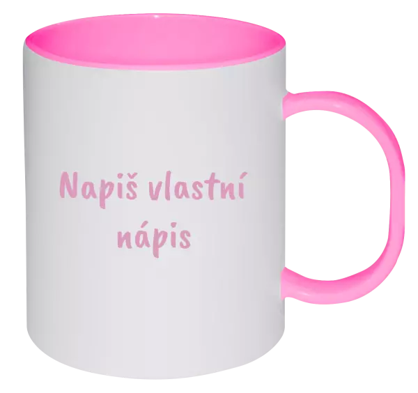 Plastový hrnek Vlastní nápis