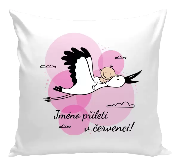 Polštář Jméno přiletí v měsíci