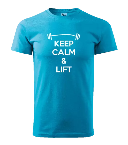 Pánské tričko Keep calm and lift