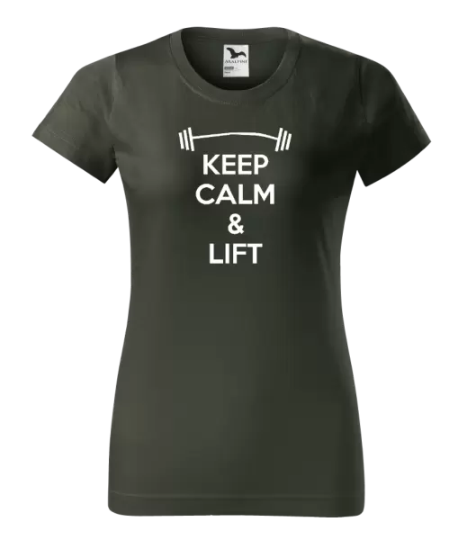 Dámské tričko Keep calm and lift