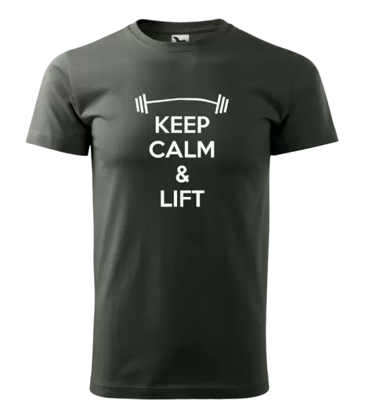 Pánské tričko Keep calm and lift