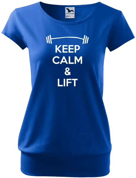 Dámské tričko Keep calm and lift