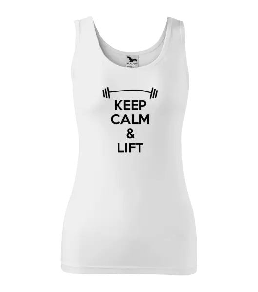Dámské tílko Keep calm and lift