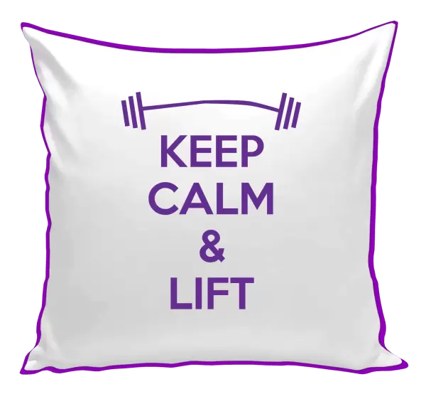Polštář Keep calm and lift
