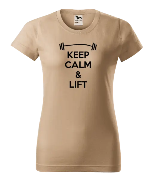 Dámské tričko Keep calm and lift