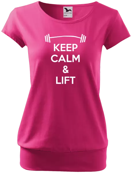 Dámské tričko Keep calm and lift