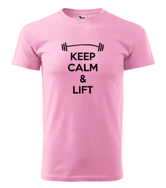 Pánské tričko Keep calm and lift