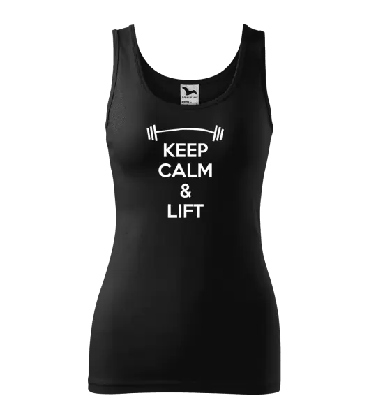 Dámské tílko Keep calm and lift