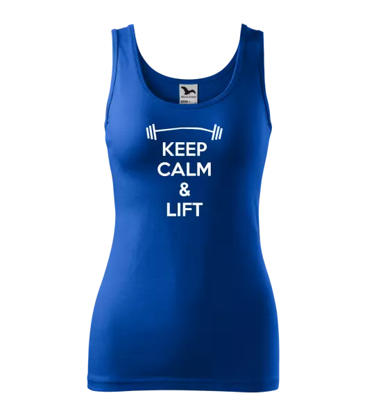 Dámské tílko Keep calm and lift