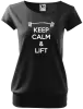 Dámské tričko Keep calm and lift