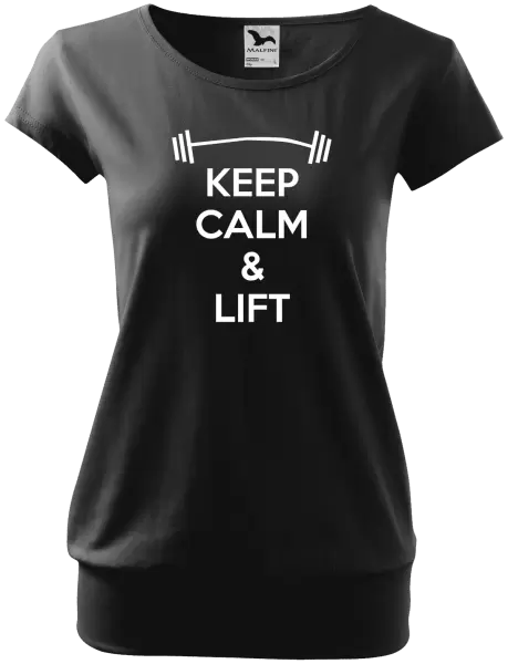 Dámské tričko Keep calm and lift