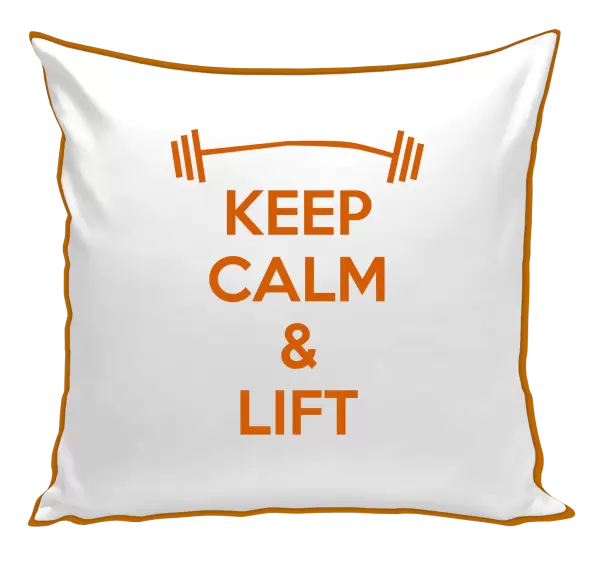 Polštář Keep calm and lift